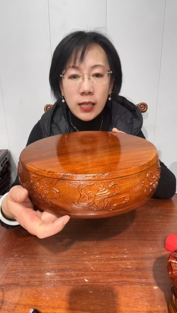 木老花25.5*27.5*8八宝吉祥