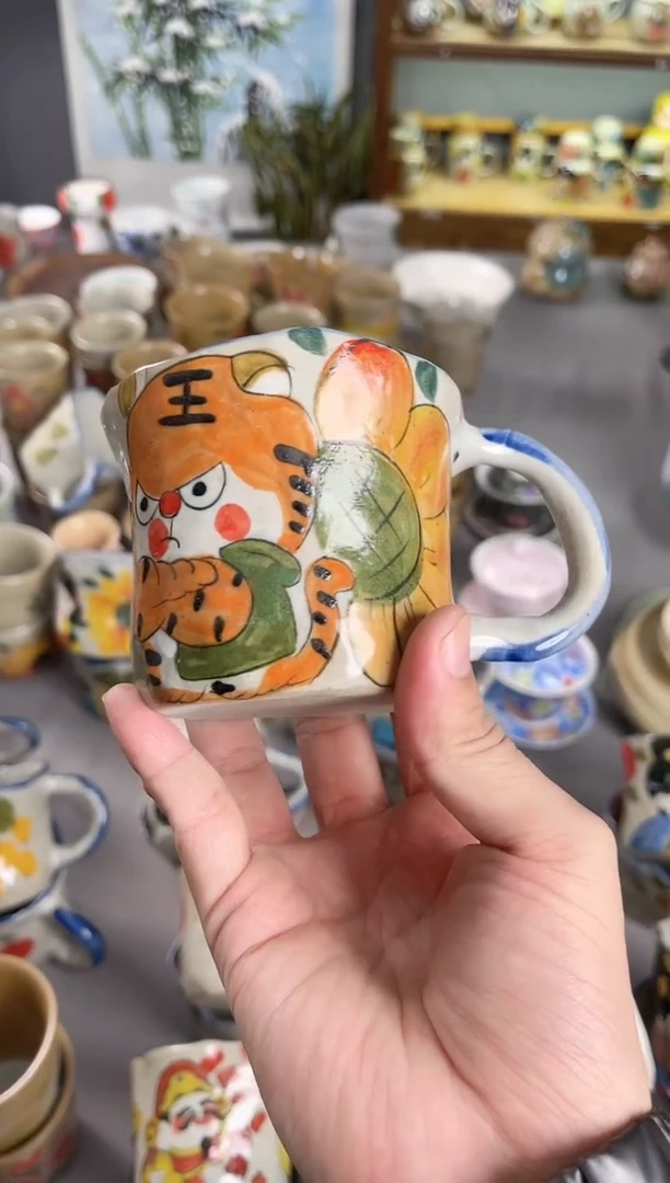 【闪购商品】瓷片景德镇手绘高温釉下彩