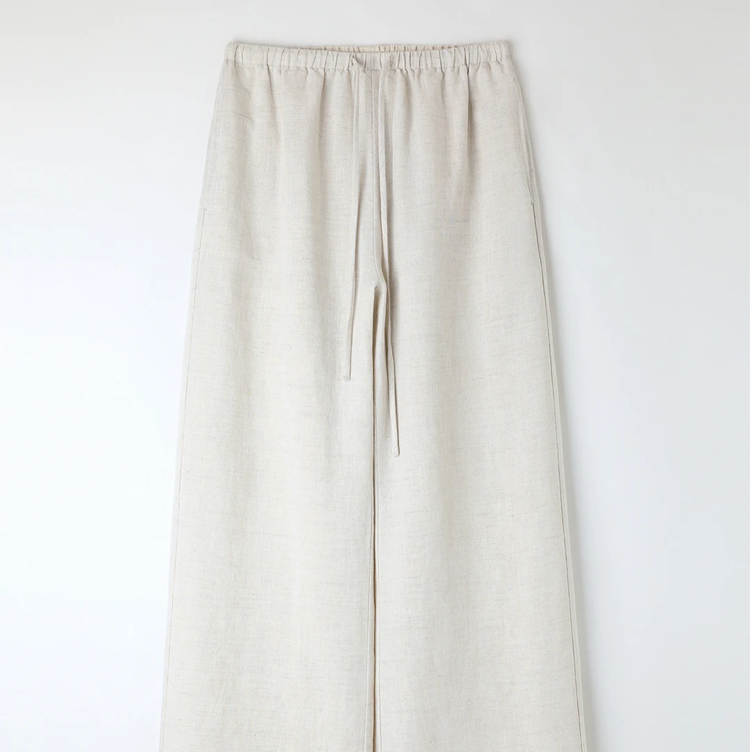 S·Y·C【肌理皱感 】纯色时尚百搭显瘦薄款休闲裤