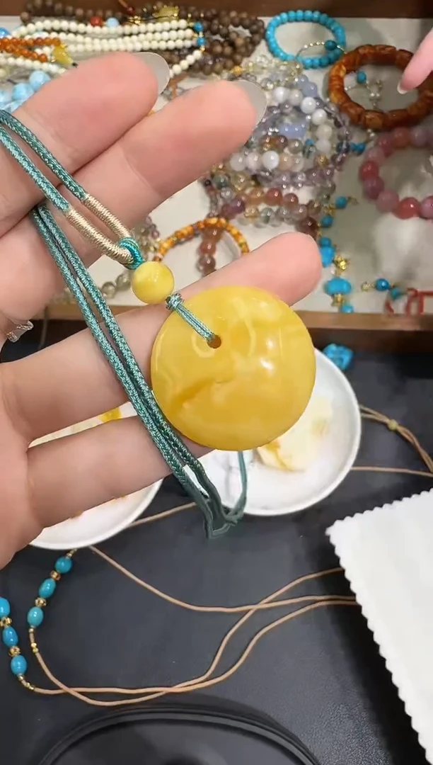 琥珀颈饰未镶嵌X1203-1195-160