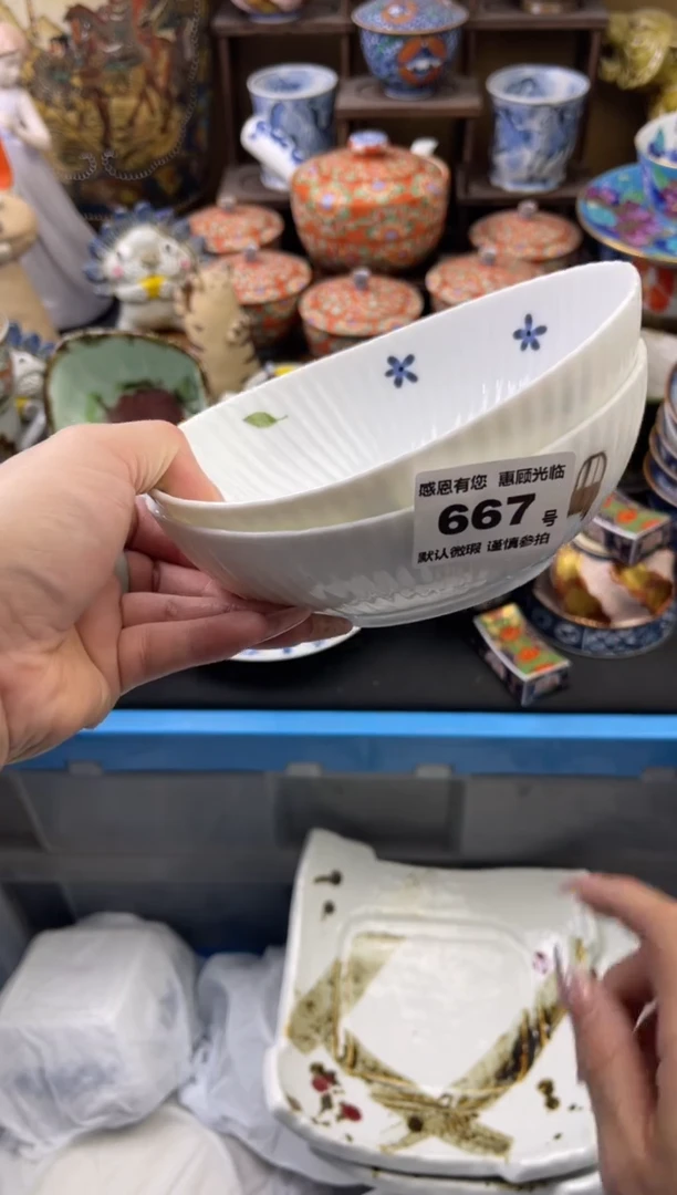 【闪购商品】瓷片667号六六工艺品瓷器