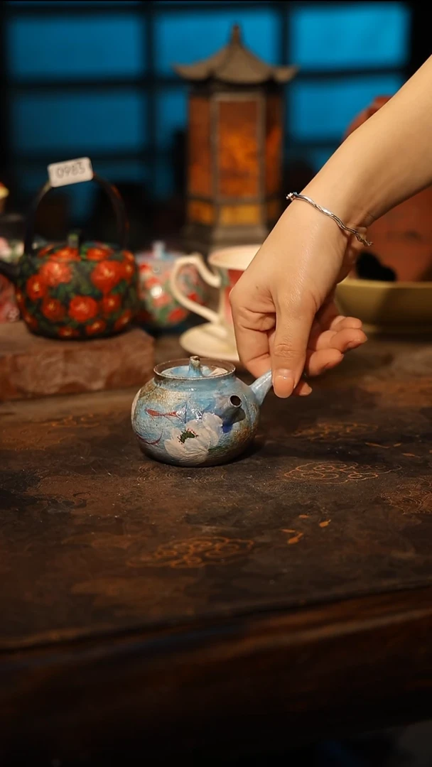 陶瓷景德镇高温釉下彩手工手绘款式