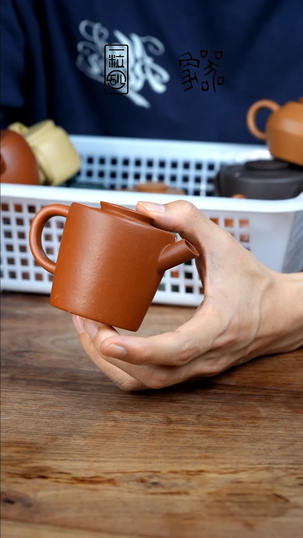 茶壶紫砂微瑕小红杯