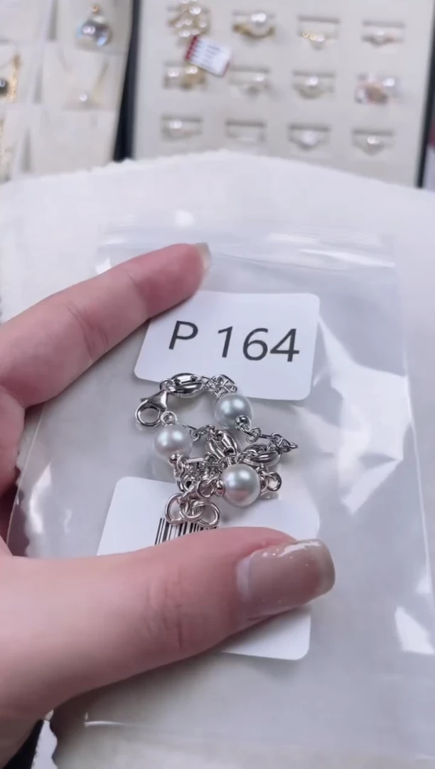 【闪购商品】海水珍珠手链银S925镶嵌P164