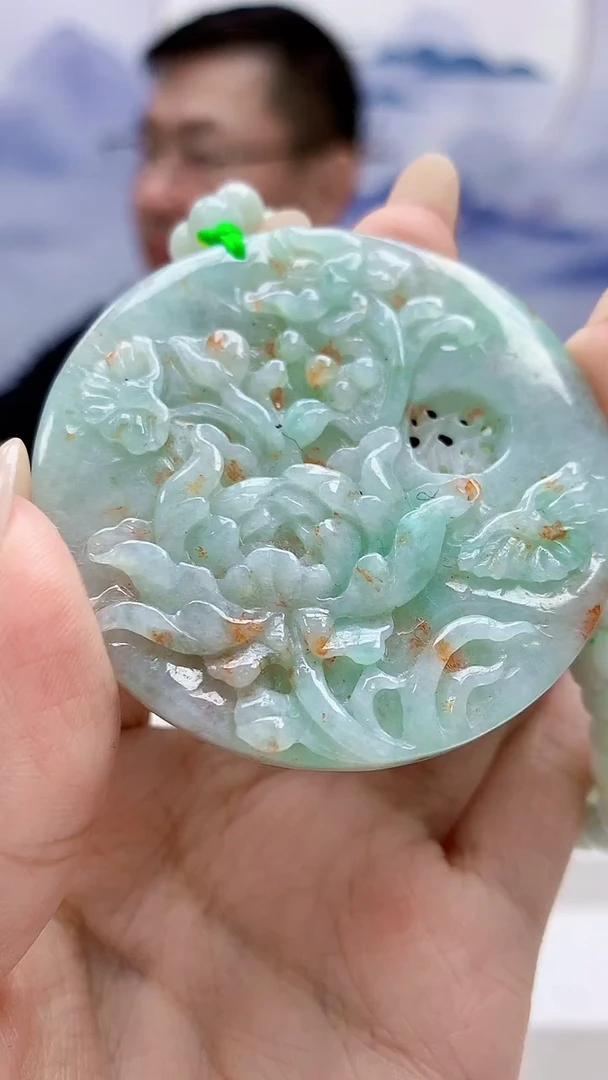 未镶嵌定制翡翠5153xx-毛货挂件41
