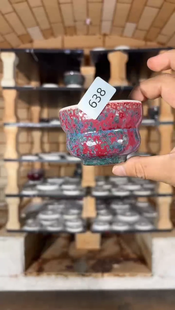 摆件精品窑变钧瓷茶器