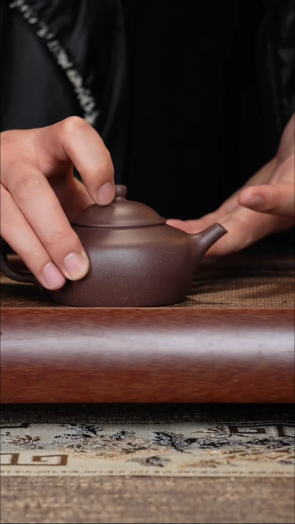 【闪购商品】紫砂茶壶酉禾三式明清风格紫泥半手工