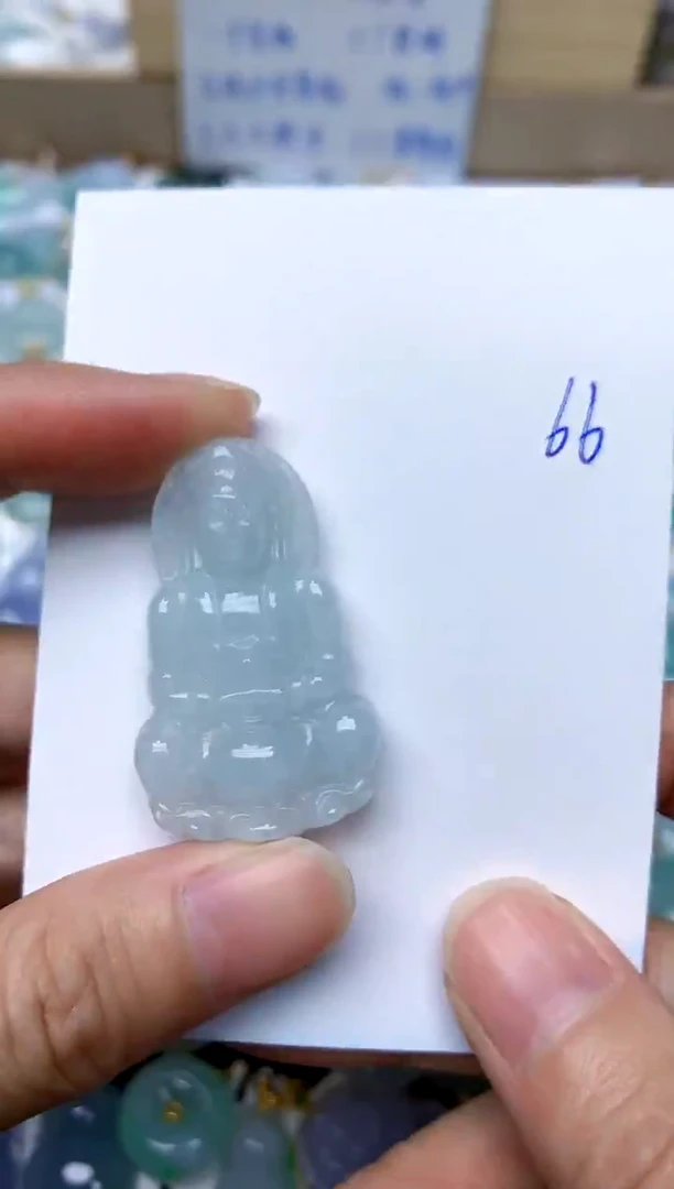 【闪购商品】翡翠颈饰未镶嵌66天然A货翡翠