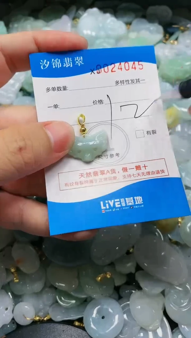 翡翠未镶嵌颈饰闪购商品0024045