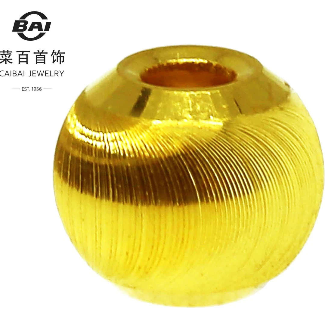 CBAI/菜百SY 足金饰品 猫眼珠