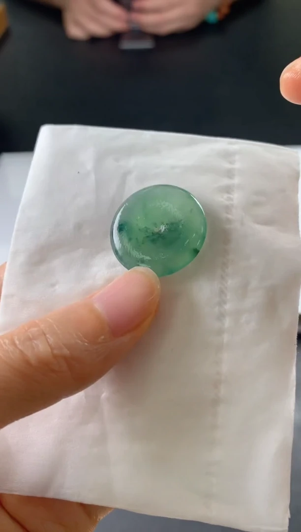 定制翡翠未镶嵌萍*毛货抛光