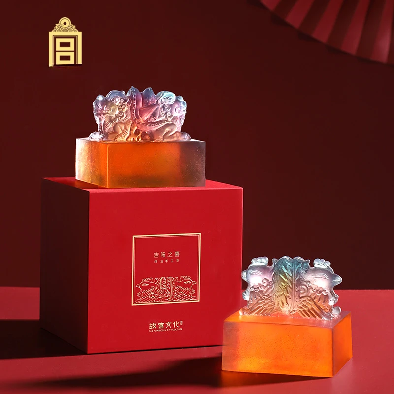礼物故宫 吉隆之喜精油手工皂龙凤款结婚礼物生日礼物故宫官方