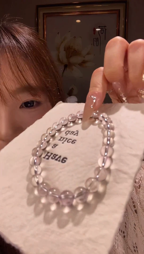 未镶嵌手链水晶玻利维亚紫水晶手链