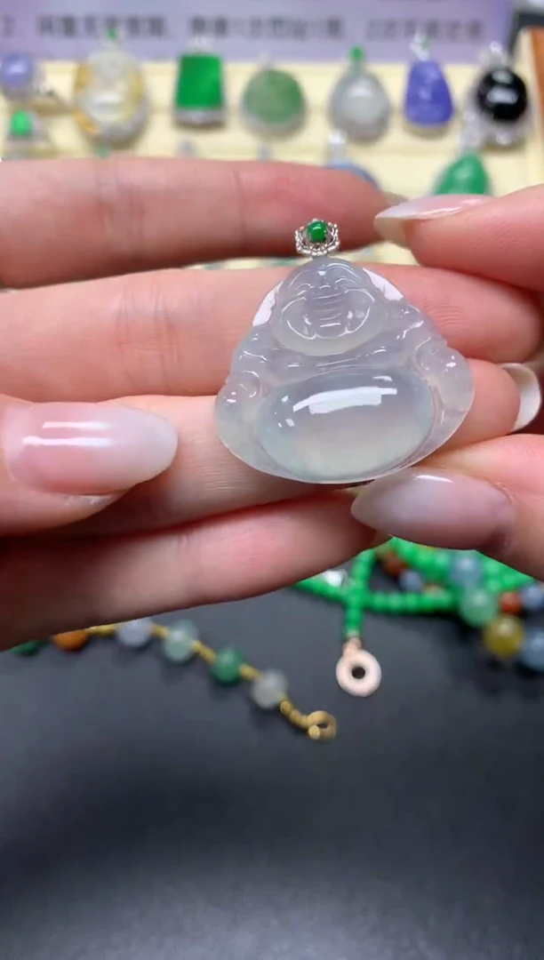 【闪购商品】翡翠吊坠(不含链)18K金镶嵌吊坠|1600+160