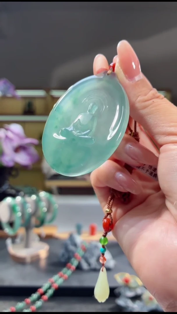 吊坠(不含链)未镶嵌翡翠悟道