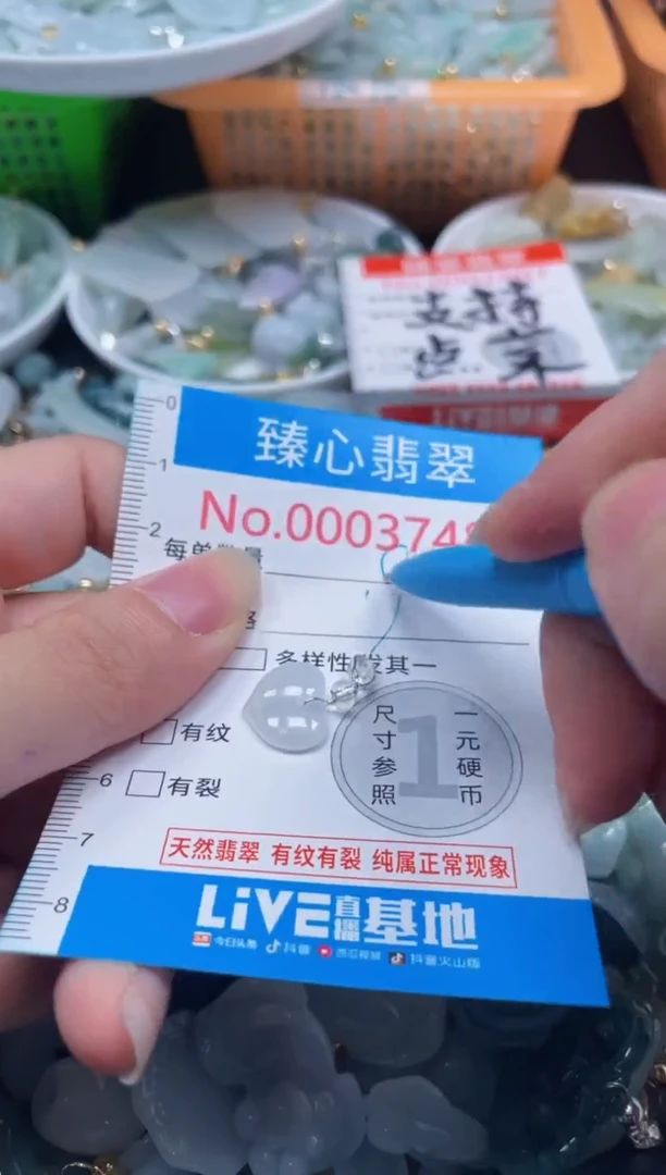 颈饰未镶嵌翡翠3748