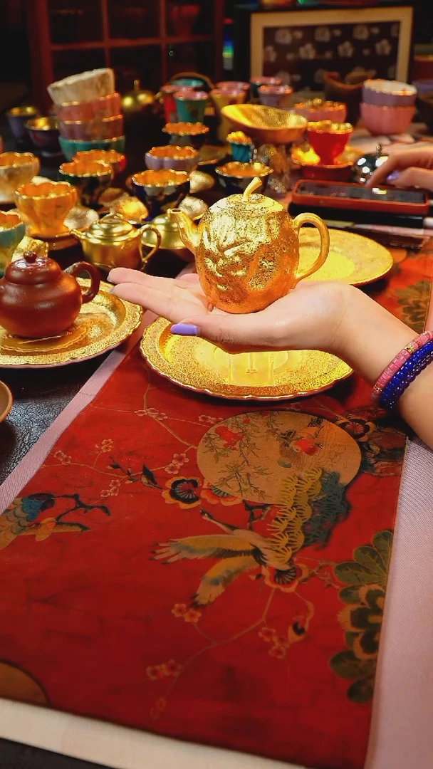 茶杯紫砂【宜景窑系列】金壶