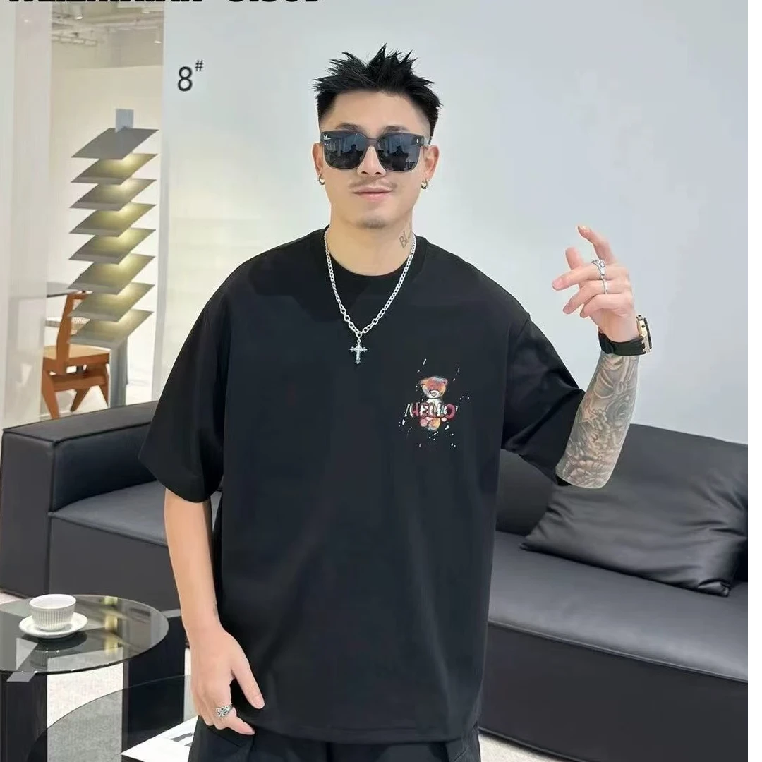 潮流半袖百搭宽松纯棉透气性良好