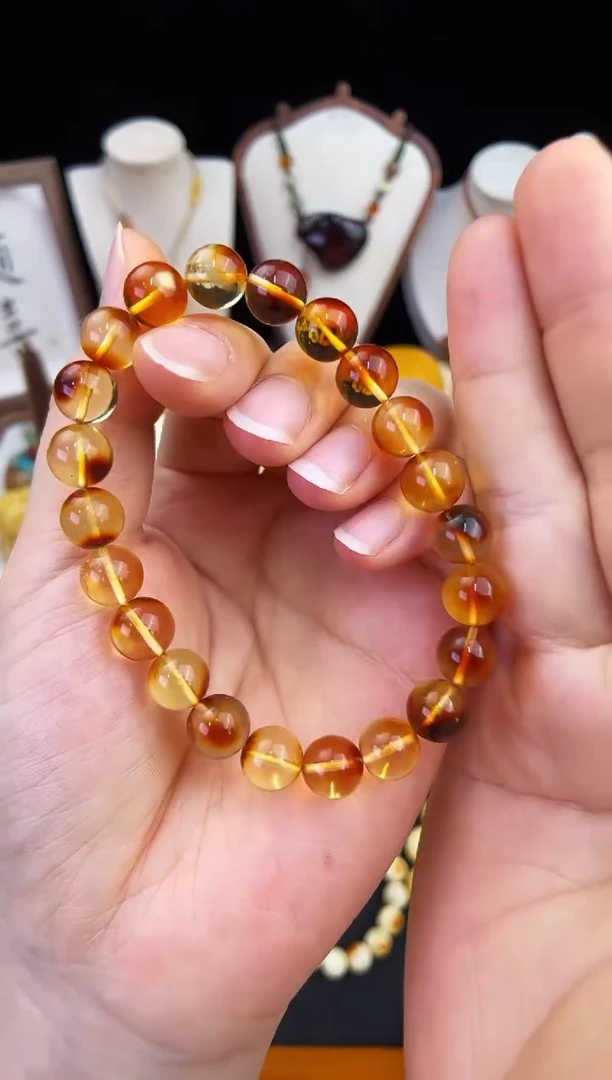 琥珀未镶嵌珠宝奇石柒月