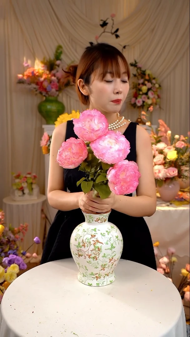 4枝牡丹,永生牡丹