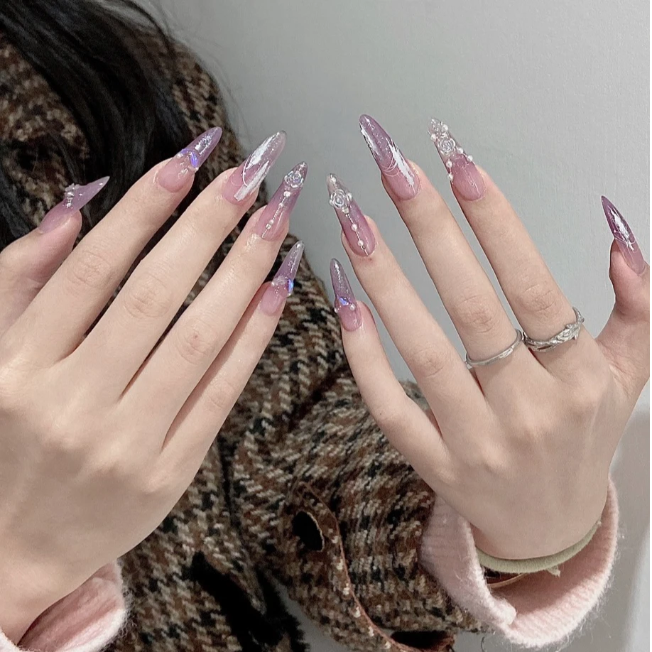 【5单飞-下单备注编码+昵称-10宠1】纯手工高质量穿戴甲 默认微瑕