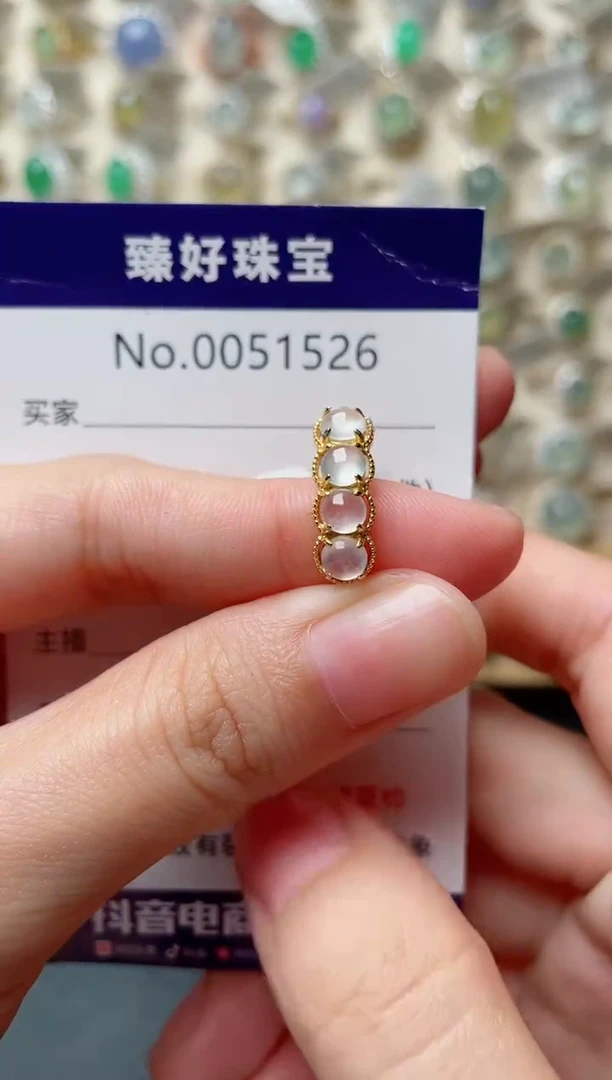 翡翠戒指银S925镶嵌.