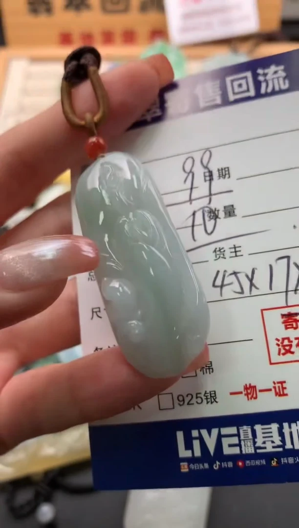 翡翠未镶嵌颈饰10140263