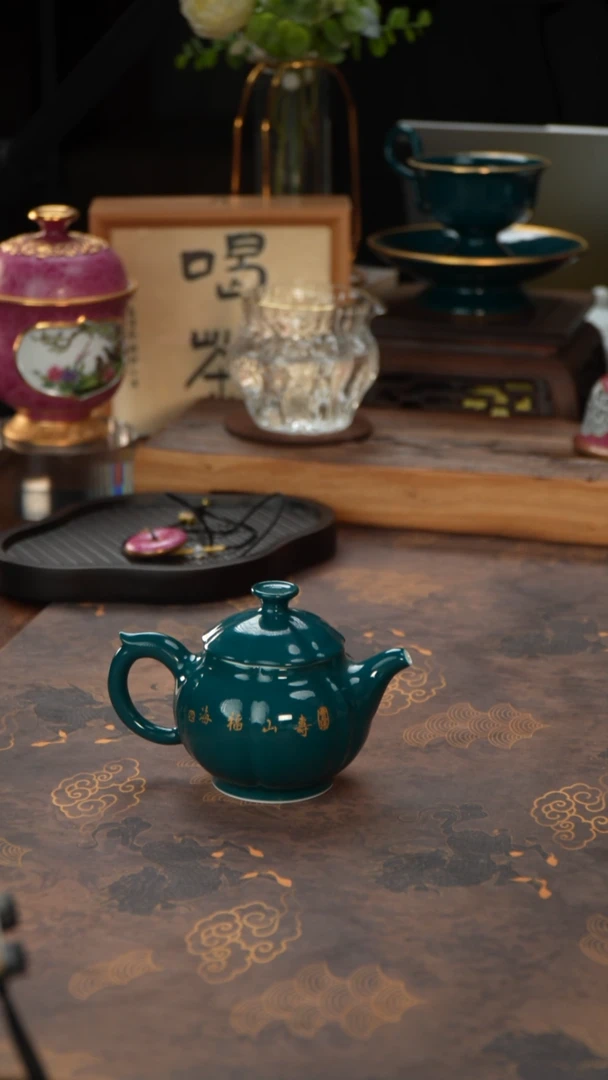 江壶见陶瓷合合连生壶