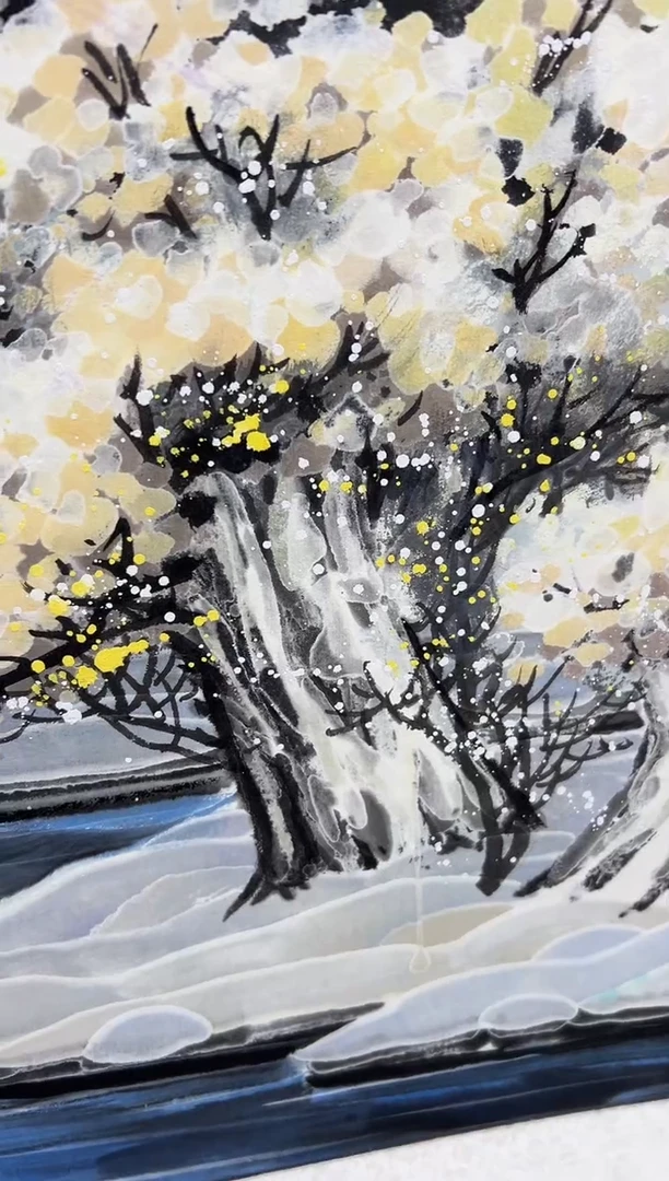 国画刘立荣亲笔绘画手绘作品D5