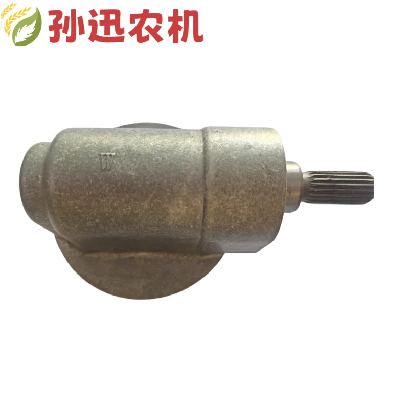 沃得锐龙收割机 一号籽粒搅龙二号杂余搅龙齿轮箱总成 原厂配套