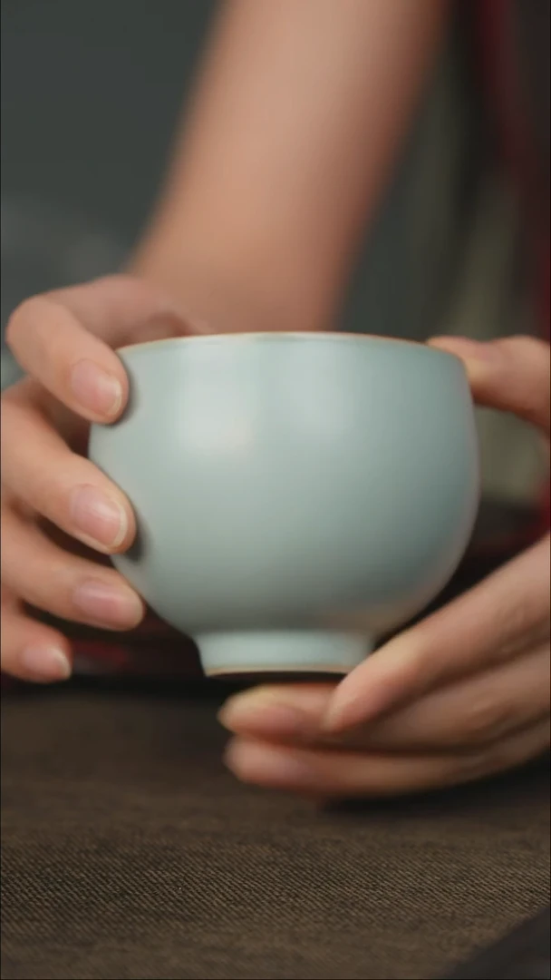 微微瑕 大禅定杯 无底款