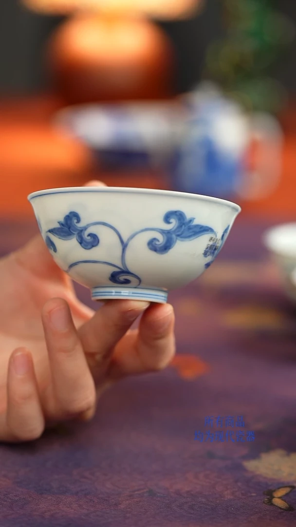 源明青忆宝莲花宫碗杯