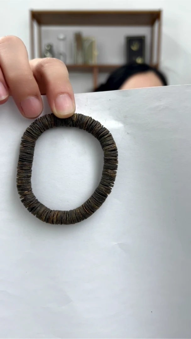 手串沉香沉水0.8片片珠10克加多样性发一