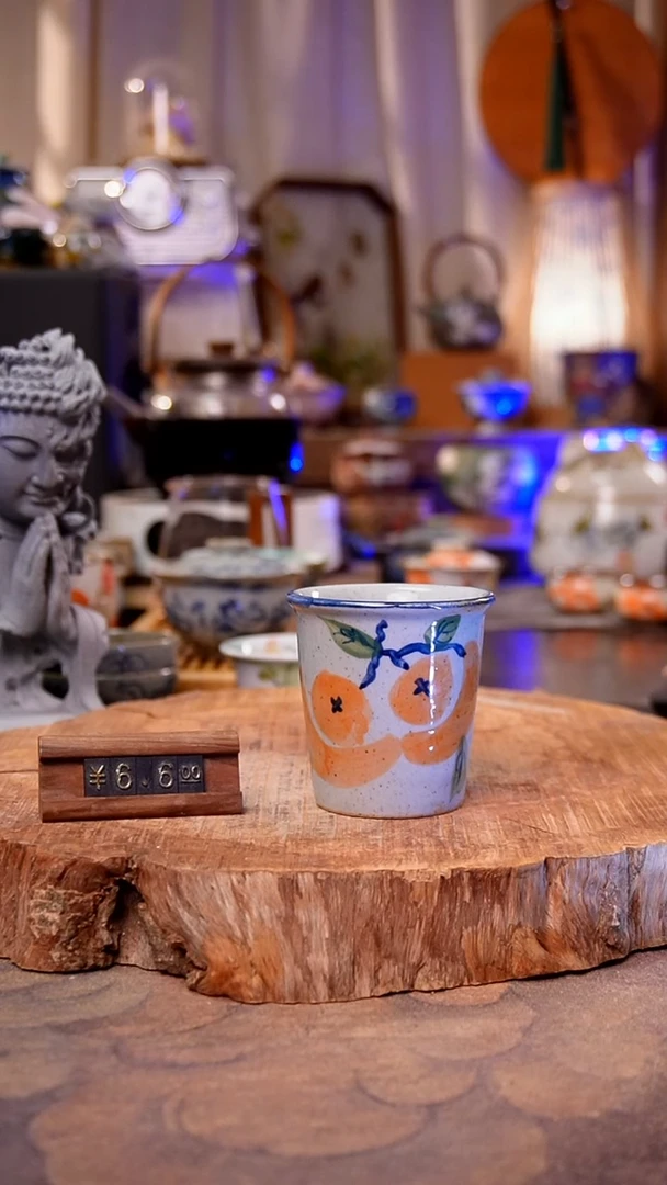 杯子柿子手工手绘手工手绘