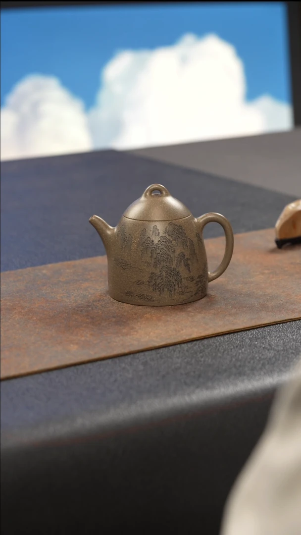 茶壶紫砂秦权  青段