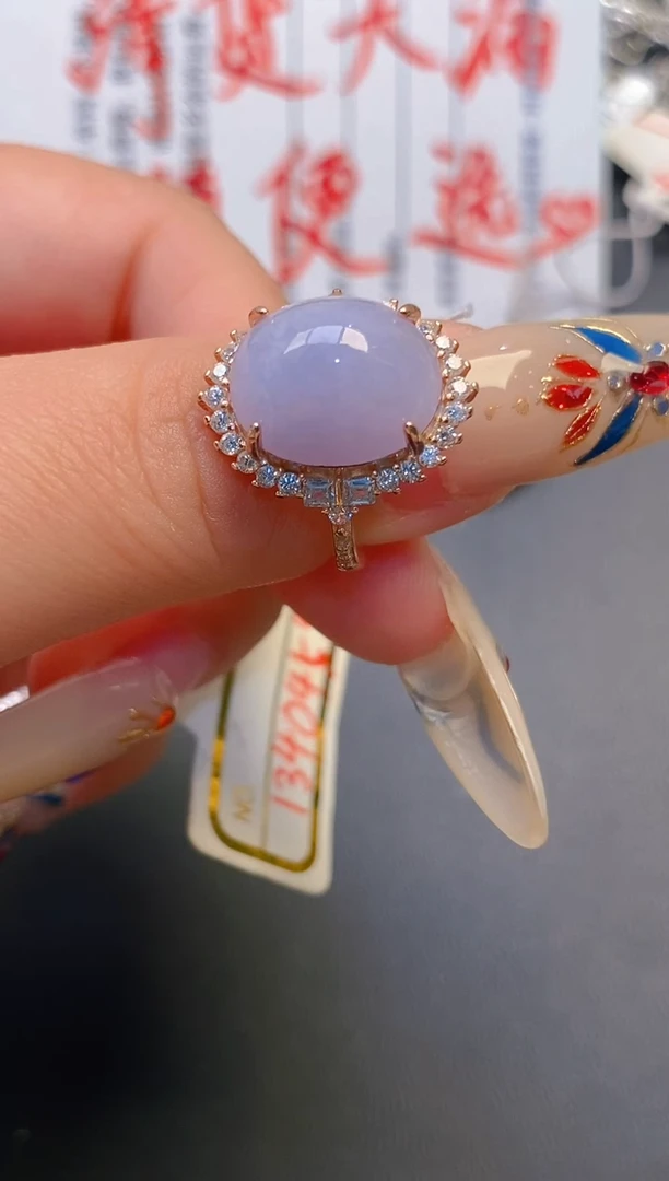 【闪购商品】翡翠耳饰银S925镶嵌天然A货翡翠1