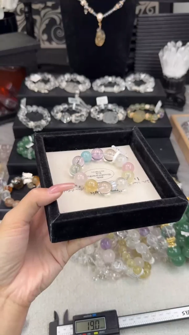 水晶手链未镶嵌天然水晶 多样性发货