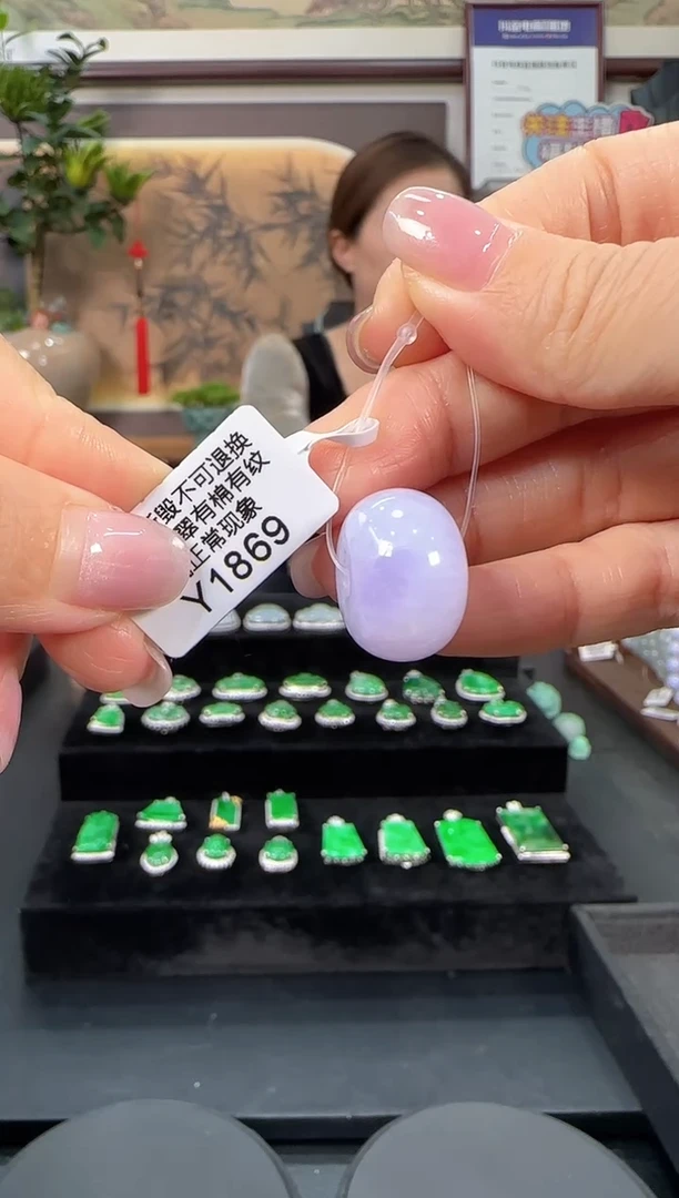 颈饰未镶嵌翡翠Y1869紫路路通福利不退换