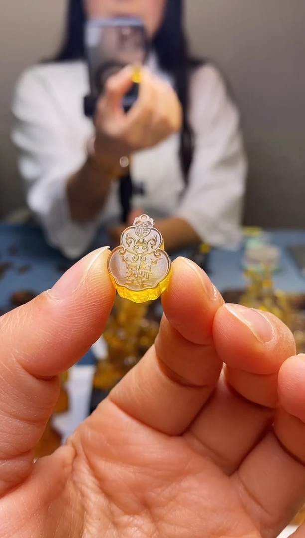 【闪购商品】琥珀颈饰未镶嵌SN11-10（紫薇讳）