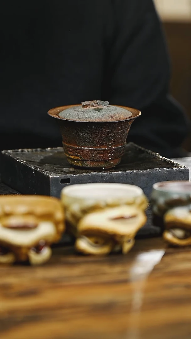 【闪购商品】紫砂茶杯34号紫砂柴烧