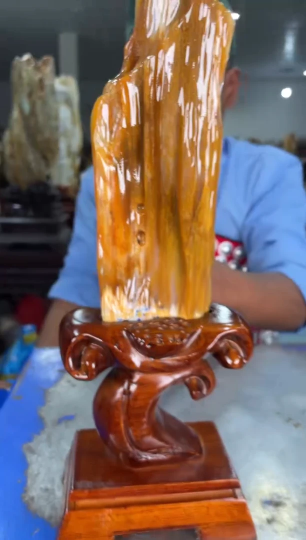 硅化玉摆件未镶嵌10