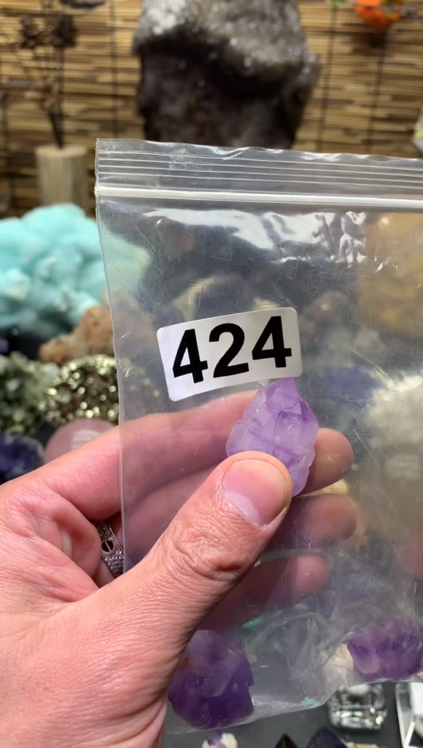 【闪购商品】紫晶珠宝半成品未镶嵌水晶424