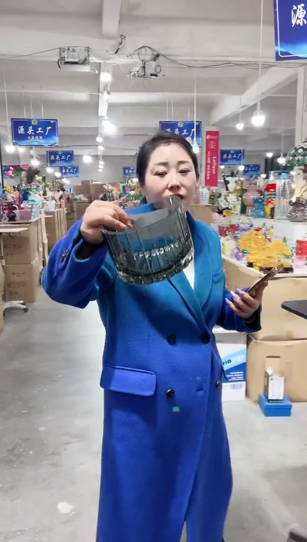 【闪购商品】玻璃花伴你花瓶微瑕-1NPEB
