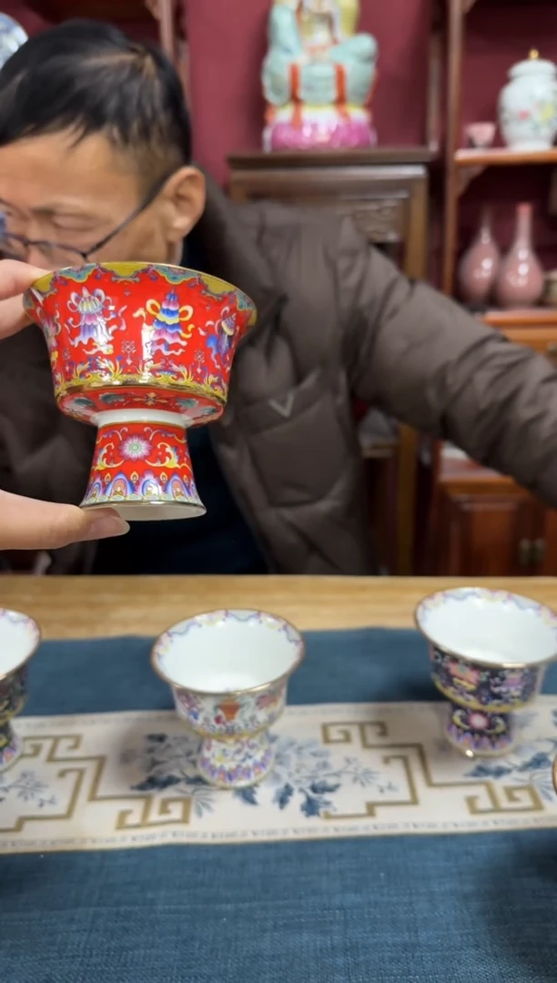 陶瓷景德镇陶瓷高脚杯