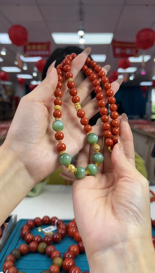 【闪购商品】南红玛瑙项链未镶嵌2.24-（多样式）