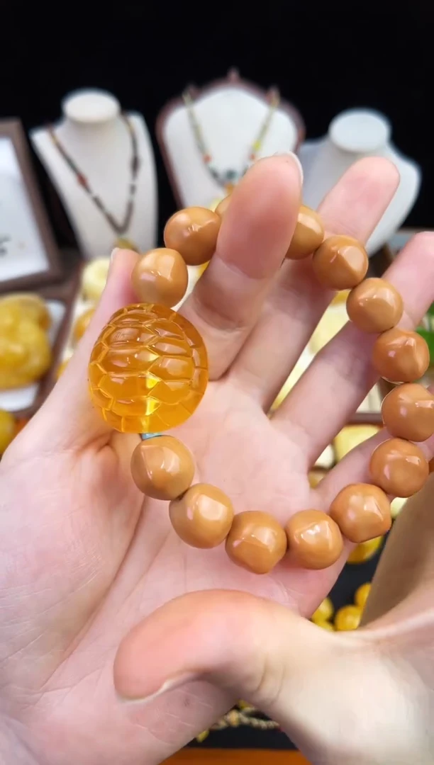 琥珀未镶嵌珠宝奇石柒月