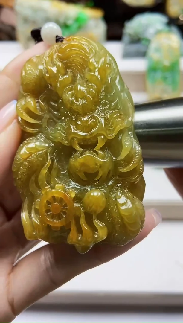 颈饰未镶嵌翡翠翡翠A货