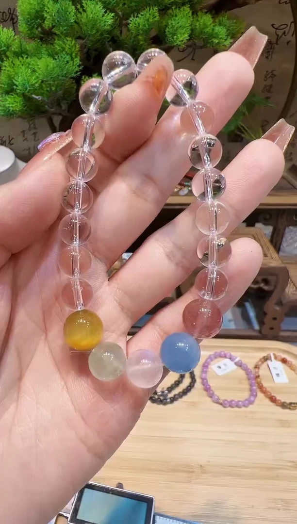 水晶手串未镶嵌手饰@@C2857