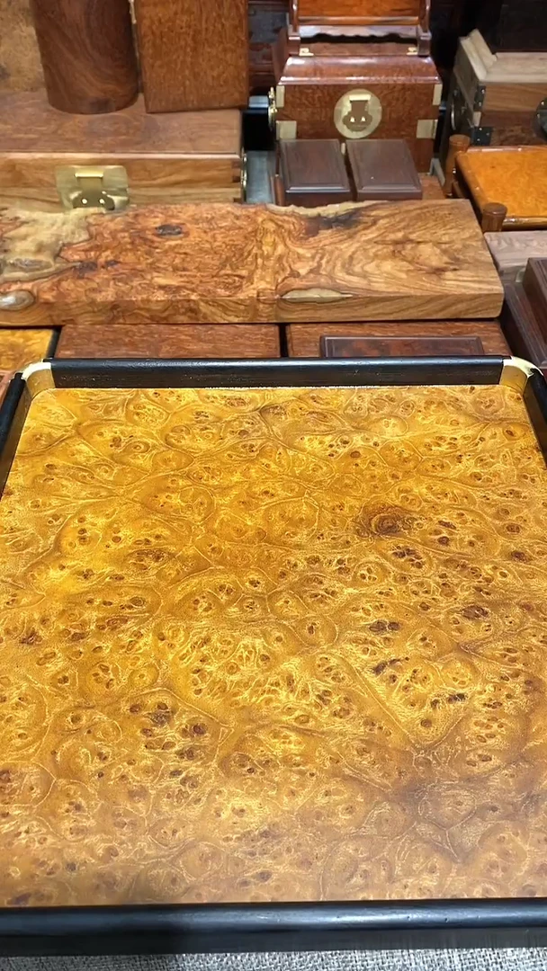 香樟木大茶盘一个