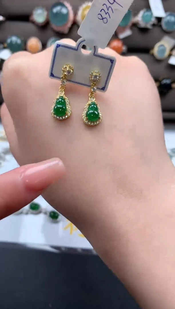 【闪购商品】翡翠戒指银S925镶嵌52141